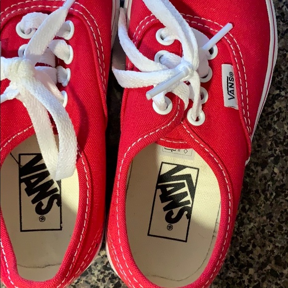 red and white vans kids